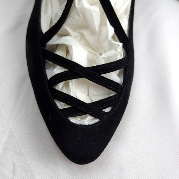 🆕🌿NICOLE FARHI SUEDE WEDGE SHOES🌿 - Picture 10 of 16